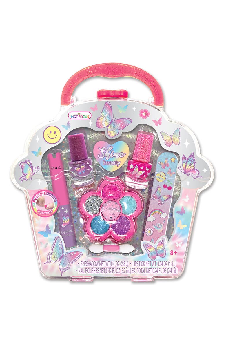 HOT FOCUS Shine Beauty Tie Dye Butterfly Set, Main, color,