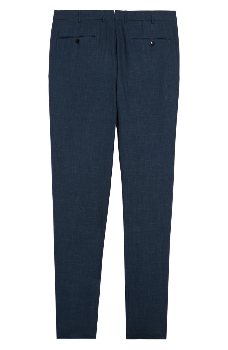 ZEGNA Ermenegildo Zegna Trofeo Classic Fit Flat Front Tropical Wool Blend Dress Pants, Alternate, color,