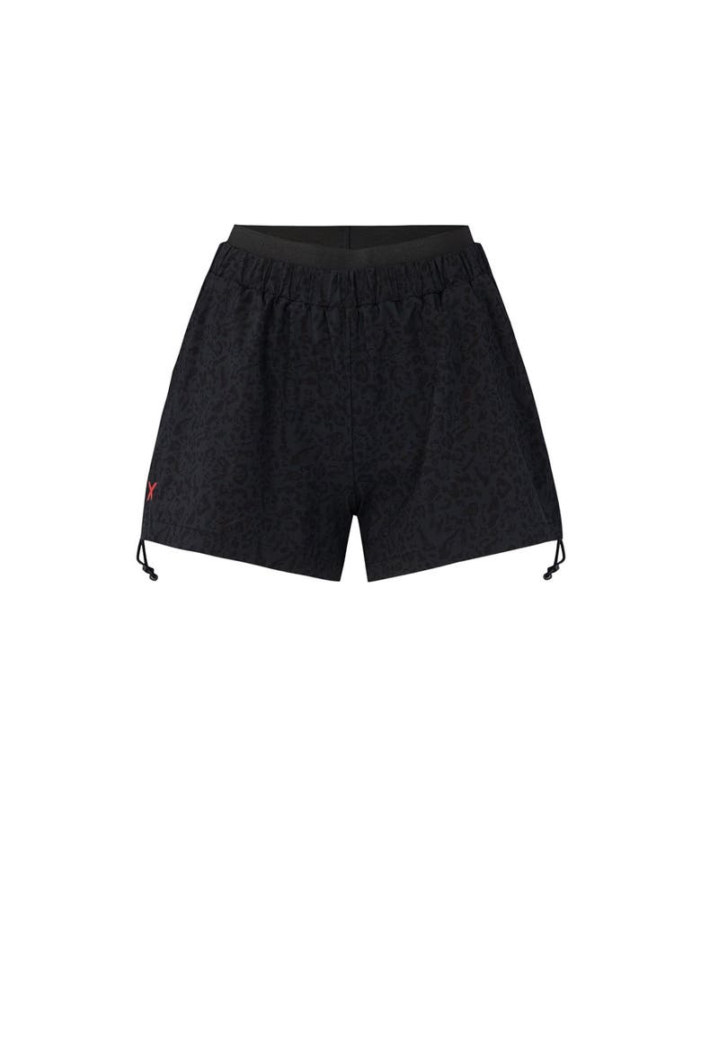 Free Heaven Leopard Track Suit Short, Main, color, black