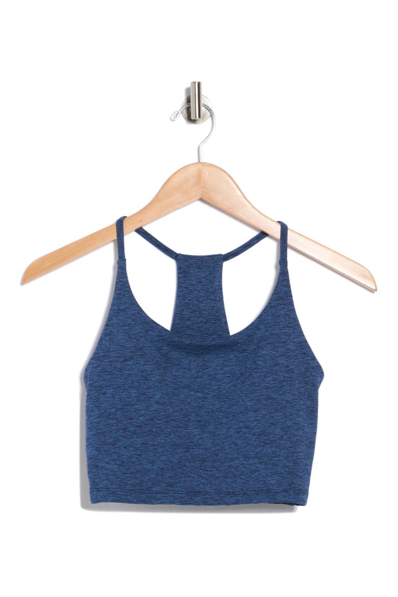 Hayden Long Sports Bra, Alternate, color, HEATHER TOTAL ECLIPSE