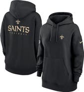 Nike Women's Nike Black New Orleans Saints 2023 Sideline Club Fleece Pullover Hoodie