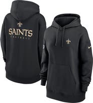 Nike Women's Nike Black New Orleans Saints 2023 Sideline Club Fleece Pullover Hoodie