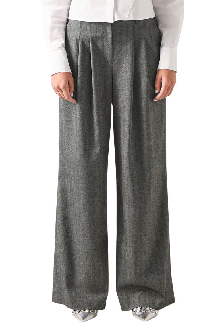 Liz Wide Leg Pants, Main, color, GREY