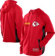 New Era Men's New Era  Red Kansas City Chiefs Combine Authentic Raglan Scuba Full-Zip Hoodie