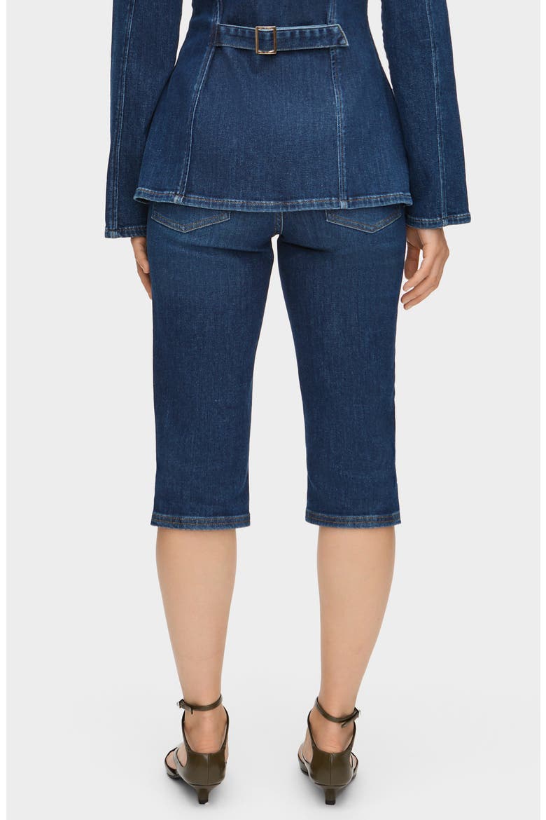 Gracey Pedal Pusher Jeans, Alternate, color, OCEAN BLUE
