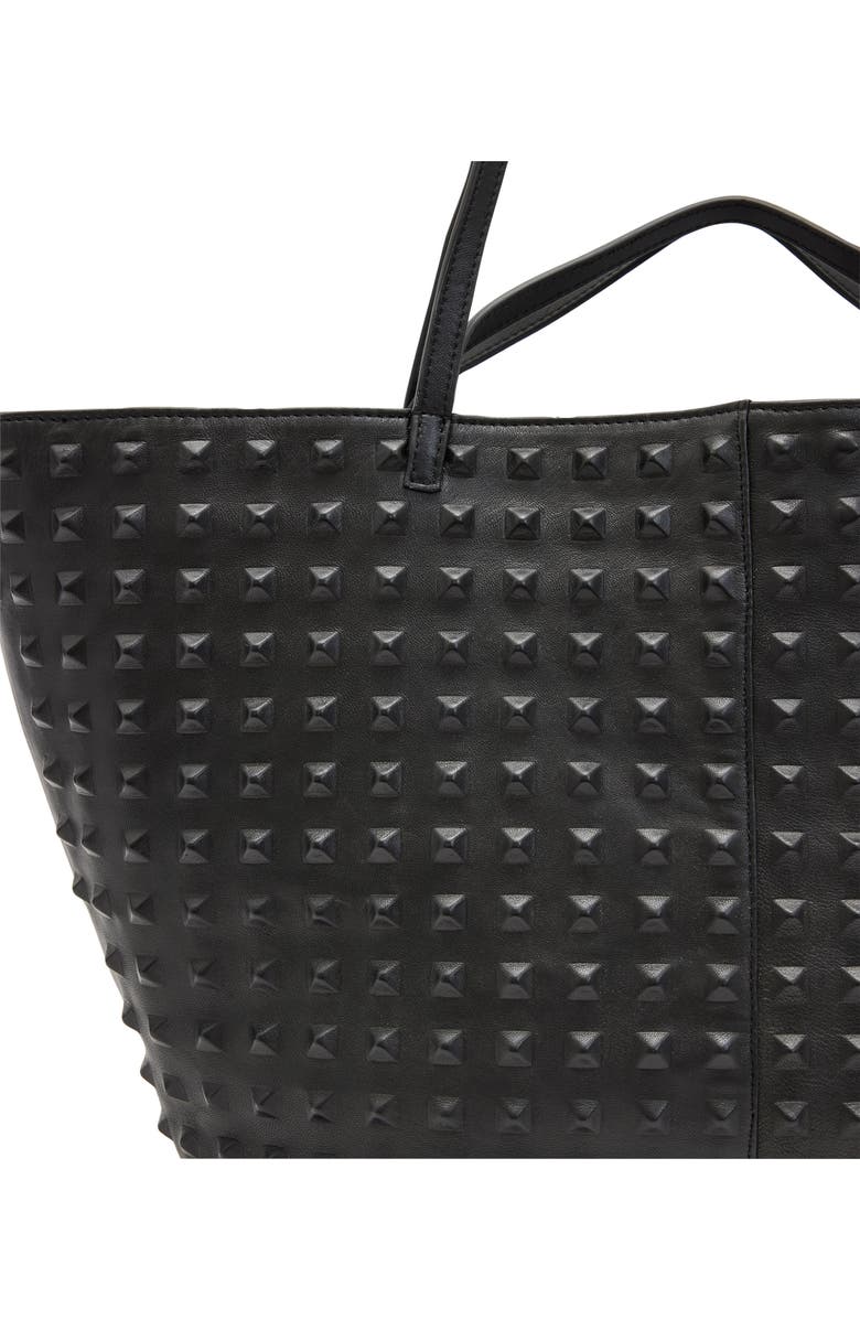 AllSaints Hannah Stud Leather Tote, Alternate, color,