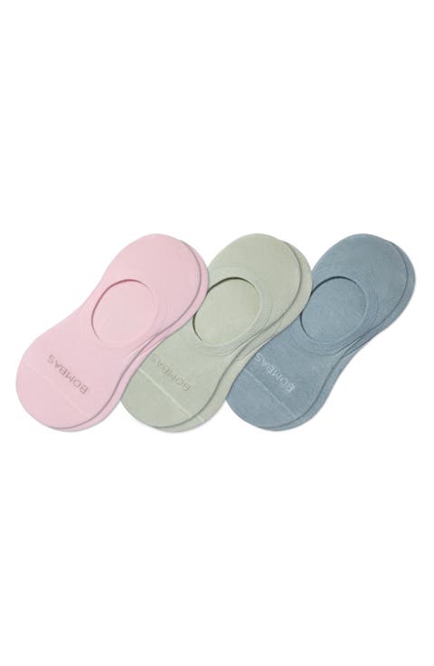 Assorted 3-Pack Lightweight No-Show Socks