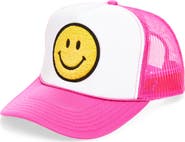 Local Beach Smiley Patch Trucker Hat