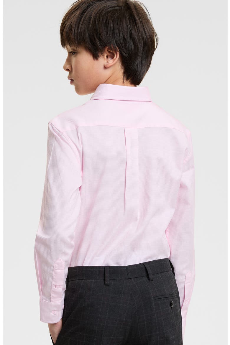 Kids' Button-Up Shirt, Alternate, color, PINK
