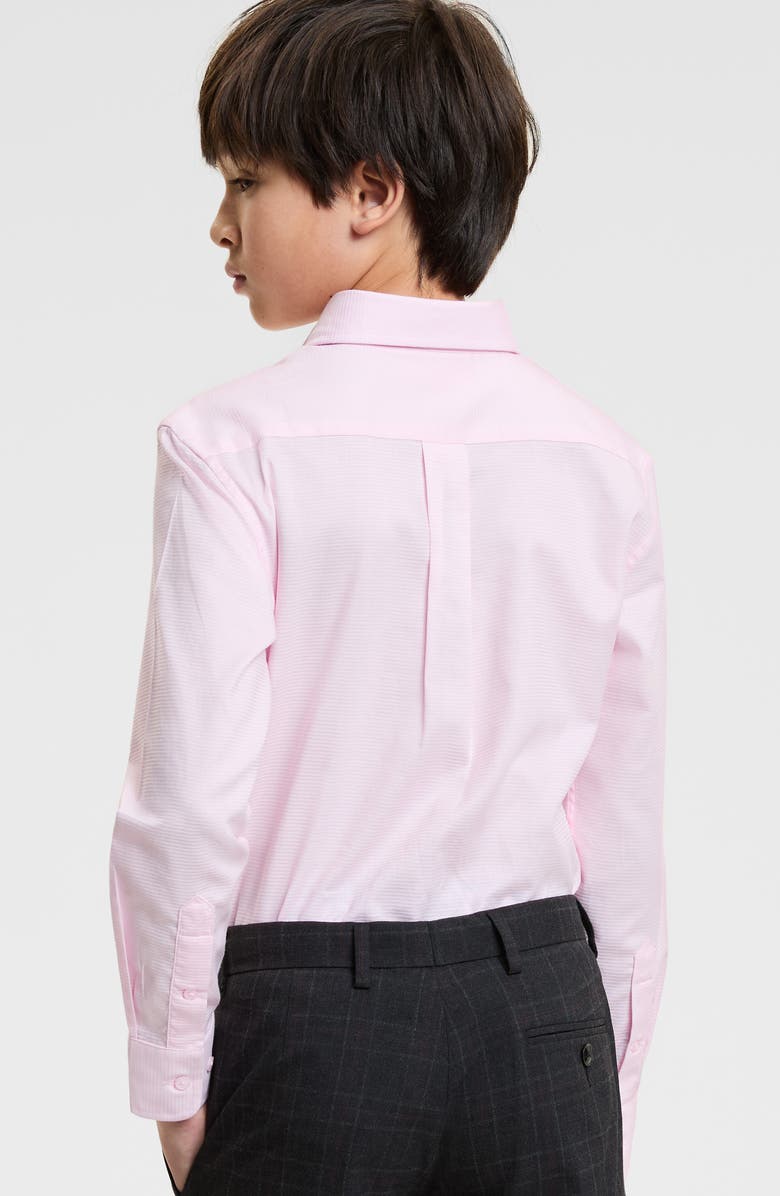 Tallia Kids' Button-Up Shirt, Alternate, color, Pink