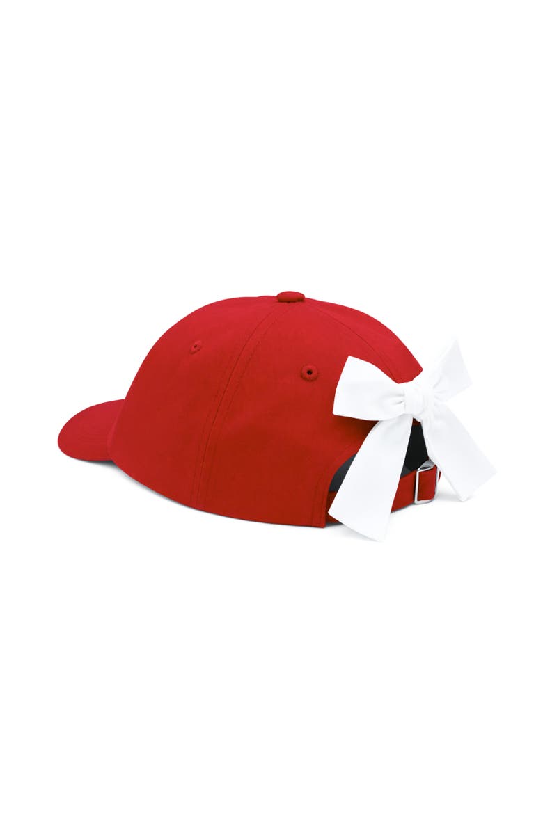 USA Soccer Bow Baseball Hat, Alternate, color, Red