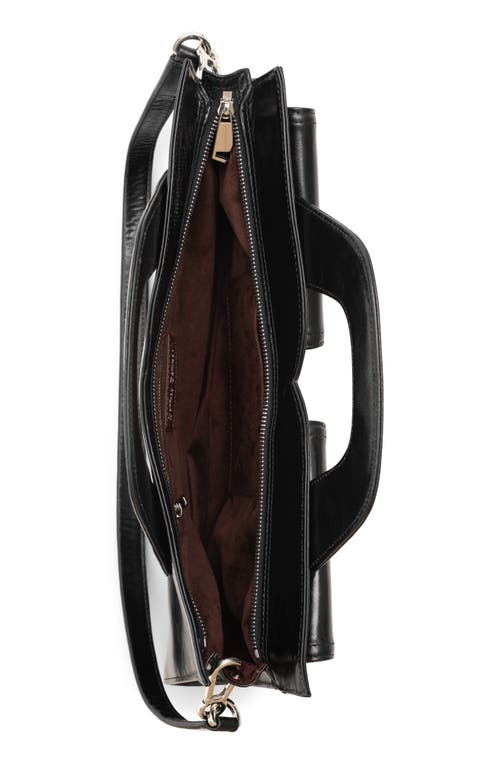JEFFREY CAMPBELL JEFFREY CAMPBELL LORELAI DOUBLE STRAP LEATHER SATCHEL