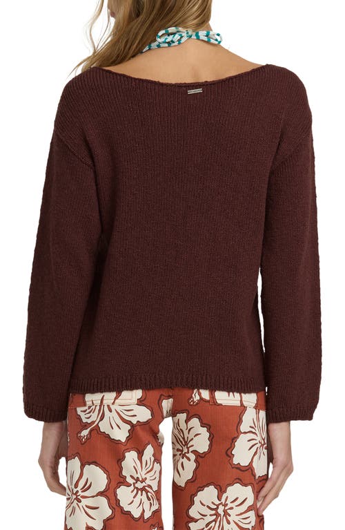 Billabong Ellipse Sweater In Brown