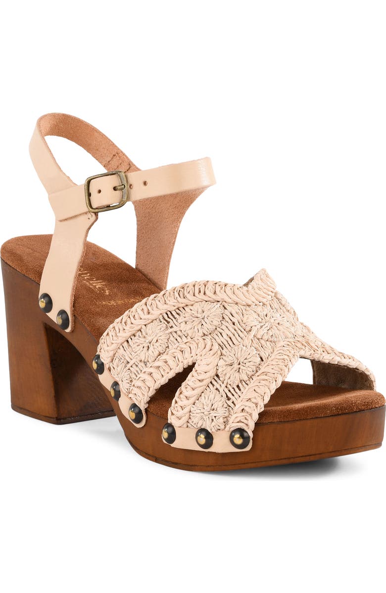 Seychelles Ravenna Ankle Strap Platform Sandal, Main, color, Natural