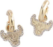 BaubleBar Chicago Bulls Huggie Earrings