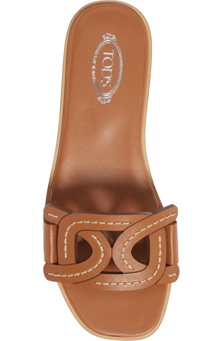 Tod's Kate Chain Detail Slide Sandal, Alternate, color,