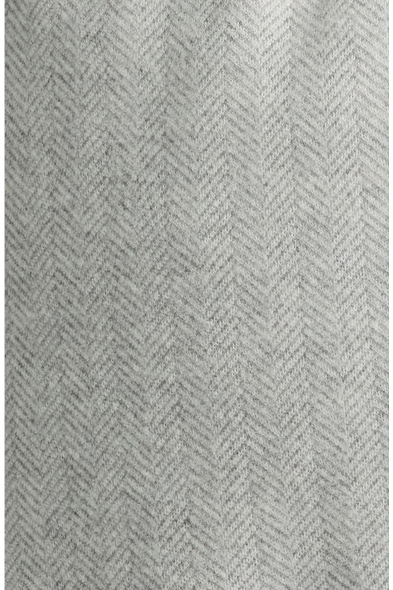 Frosted Herringbone Shawl Robe, Alternate, color, GREY