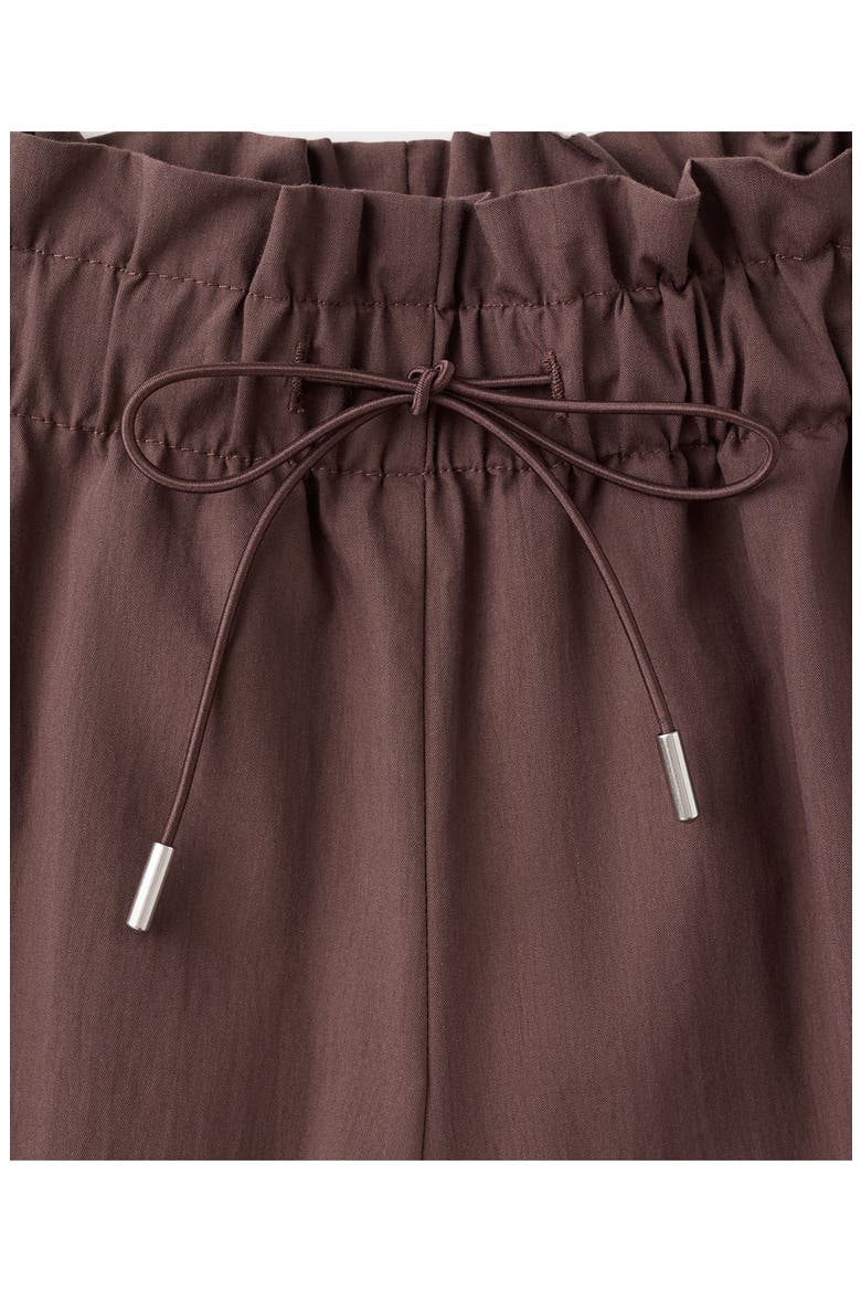 Ruched Waist Straight Shorts, Alternate, color, PURPLE