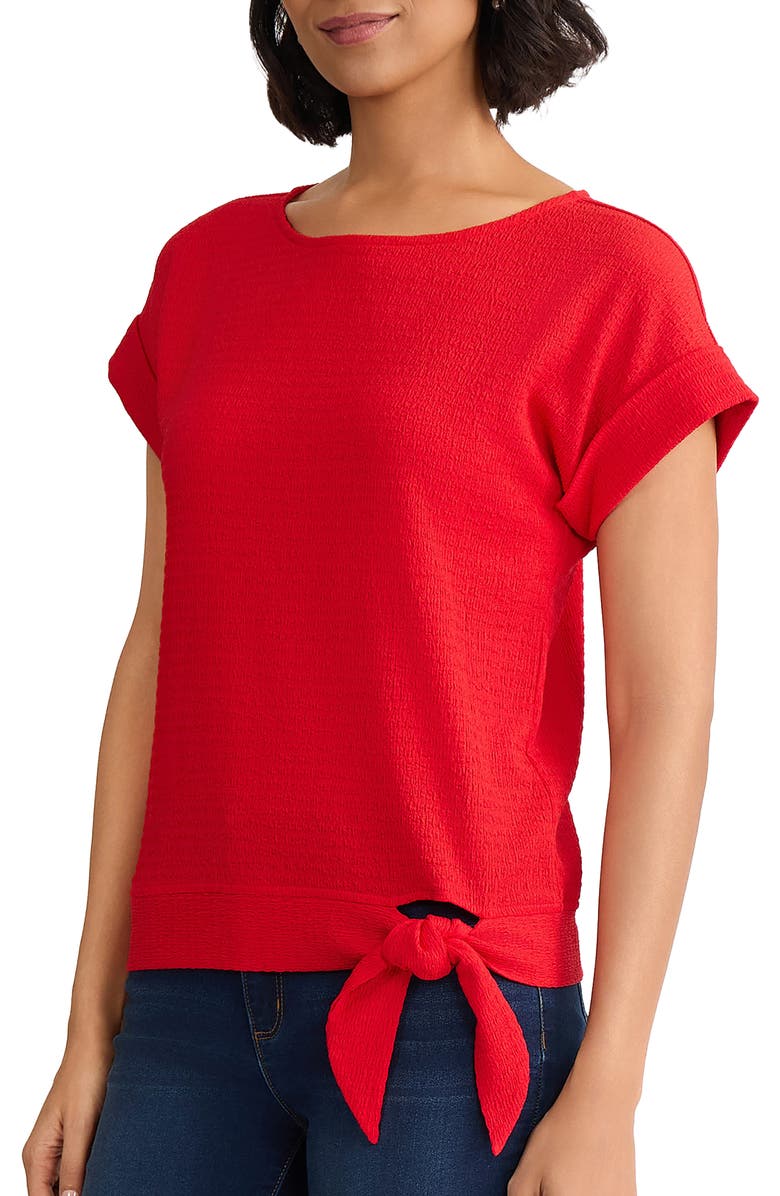 Jones New York Texture Dolman Top, Alternate, color, Rouge