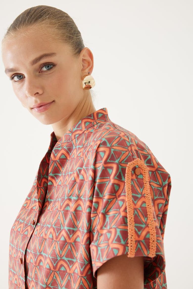 Belt Sleeve Multicolor Shirt, Alternate, color, MULTICOLOR