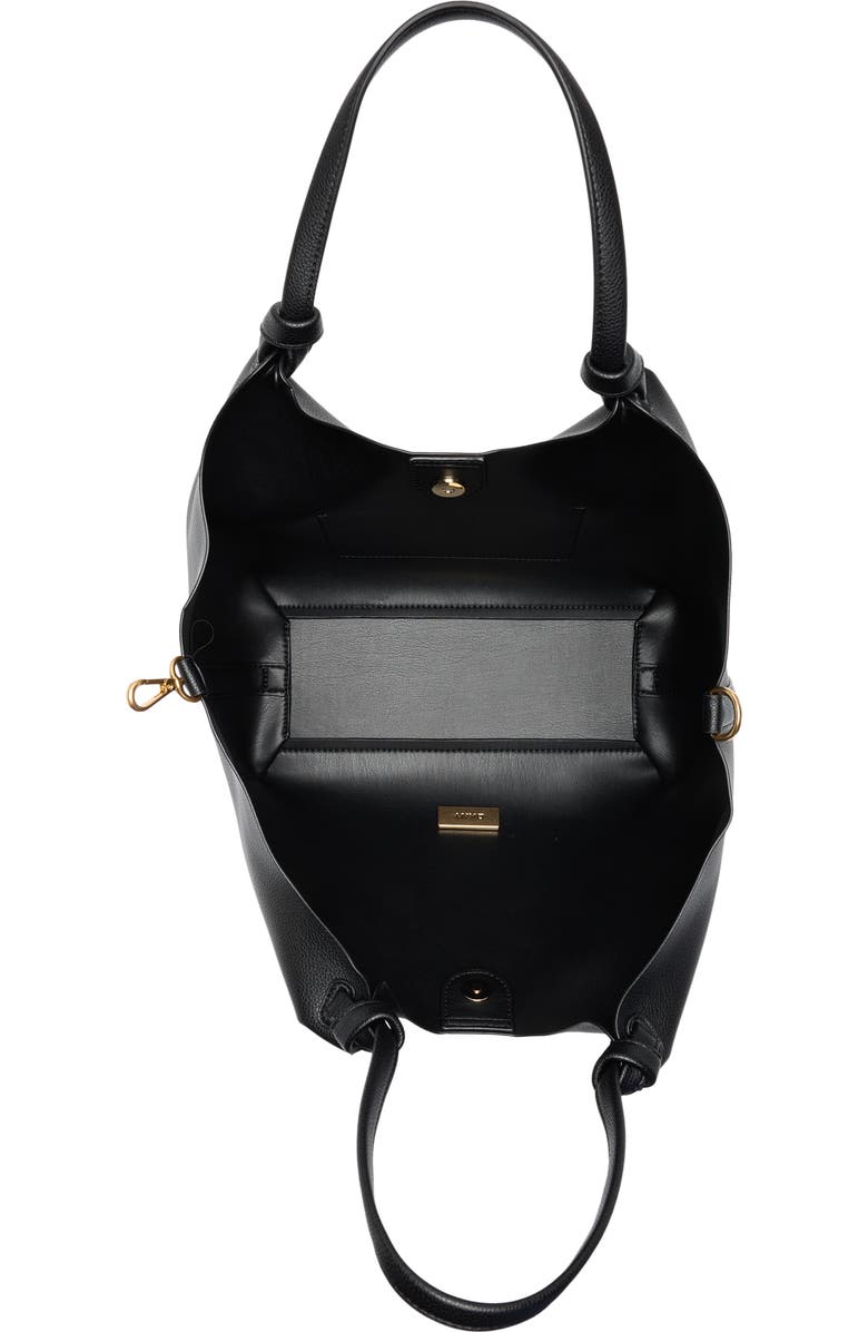 DKNY Paula Medium Tote, Alternate, color, Black/ Gold