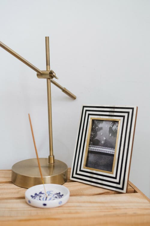 Matr Boomie Rajiva Black & Cream Picture Frame In Black/white