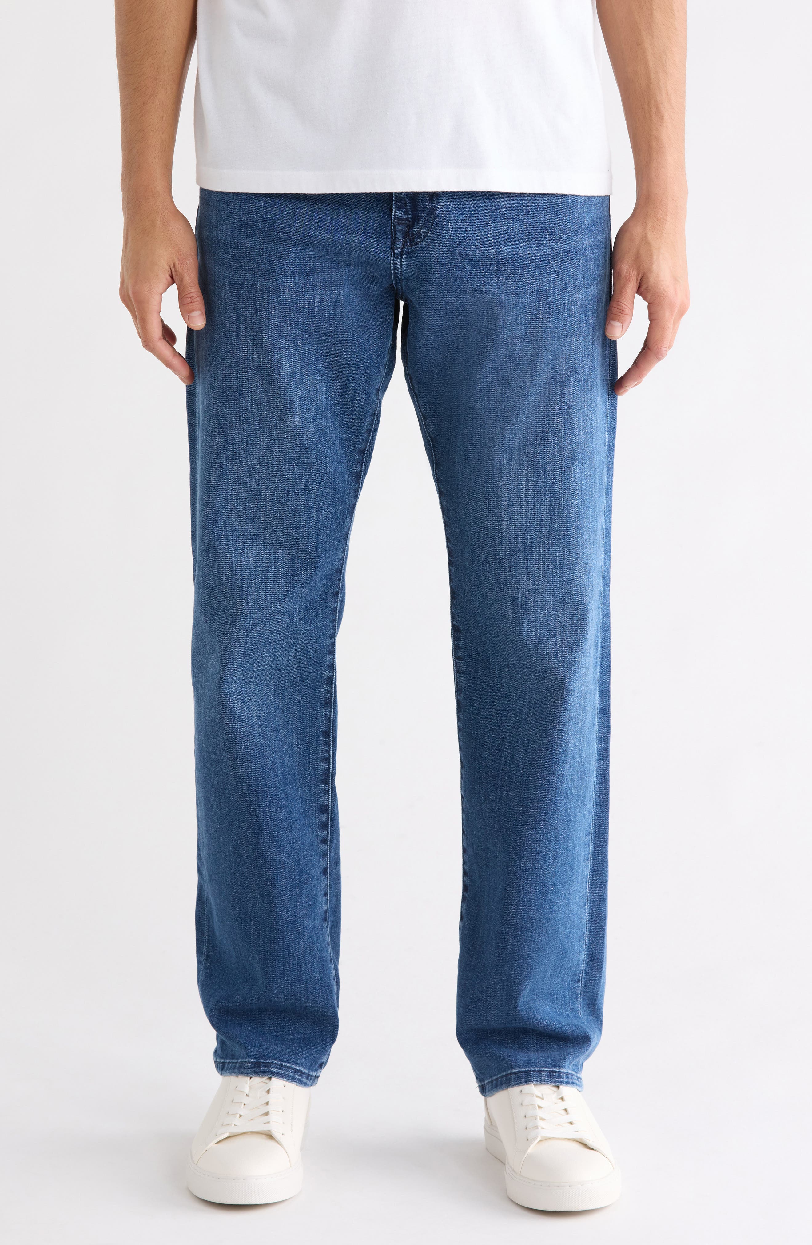 Mavi Jeans Matt Mid Rise Straight Leg Jeans