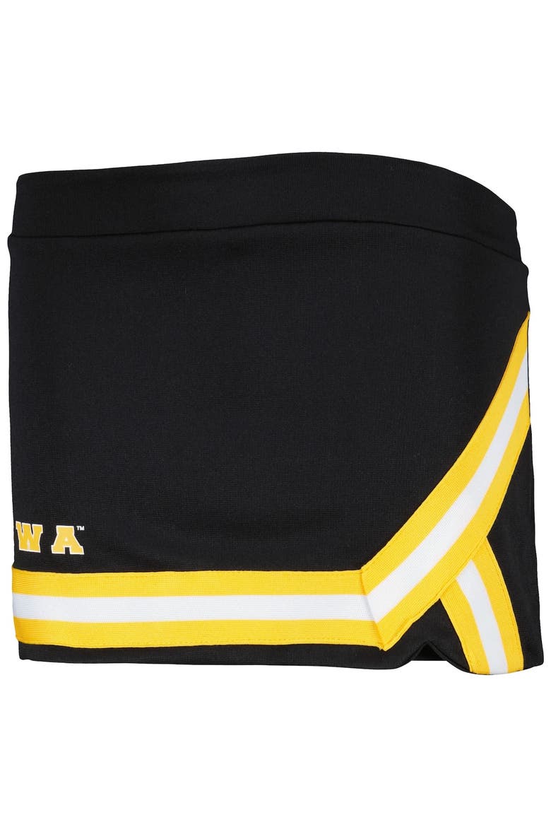 Girls Youth Colosseum Black Iowa Hawkeyes Carousel Cheerleader Set, Alternate, color, Black