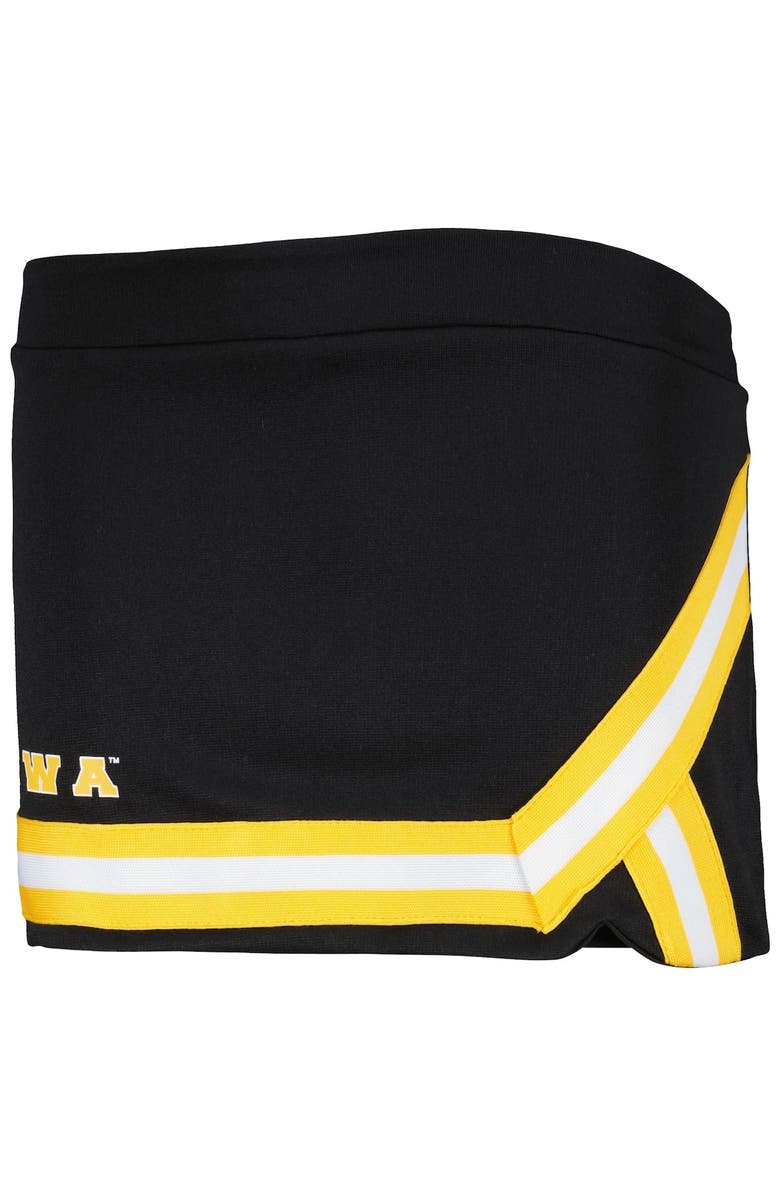 COLOSSEUM Girls Youth Colosseum Black Iowa Hawkeyes Carousel Cheerleader Set, Alternate, color, Black
