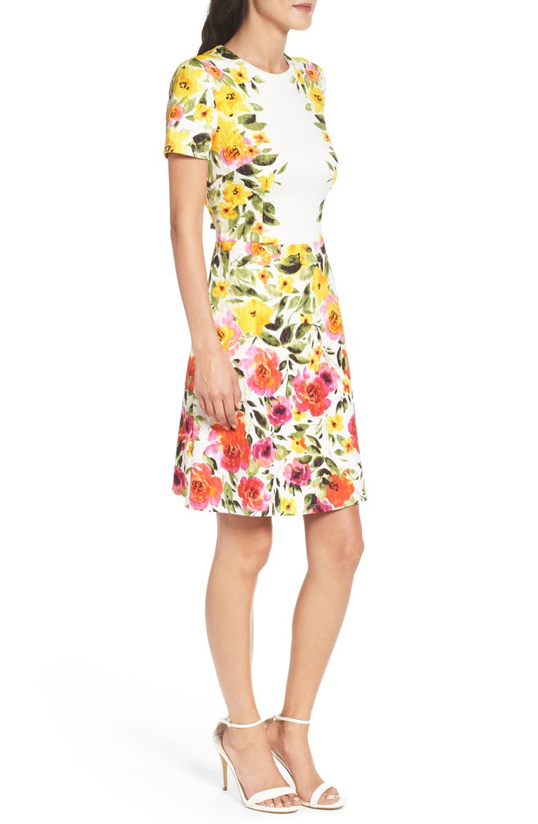 Maggy London Print Sheath Dress, Alternate, color, 