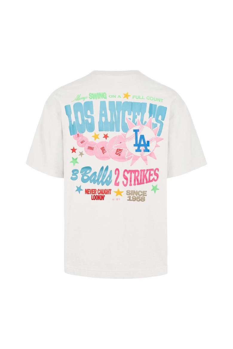 Unisex '47  Cream Los Angeles Dodgers Turnpike Chuck Foundation T-Shirt, Alternate, color, Cream