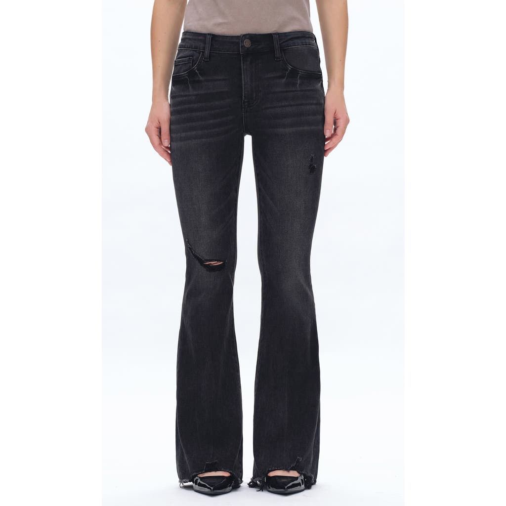 Bayeas Raw Hem Flare Jeans