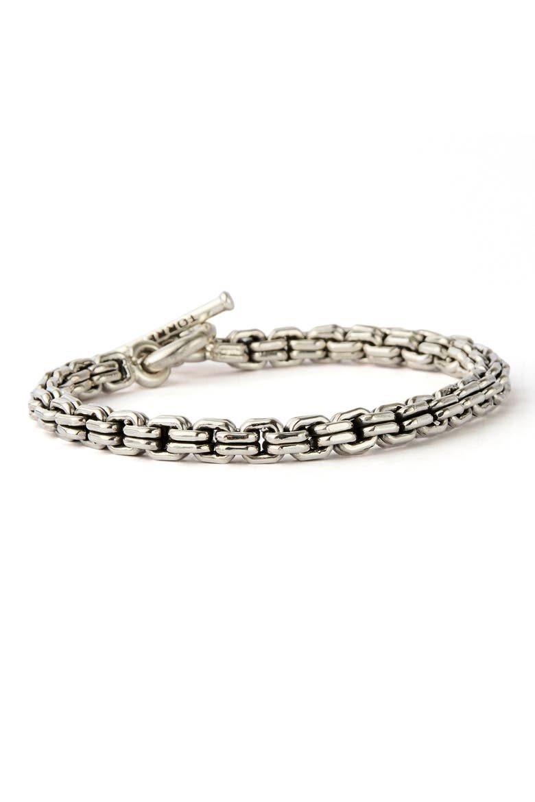 Kyoto Silver Bracelet, Main, color, Sterling Silver