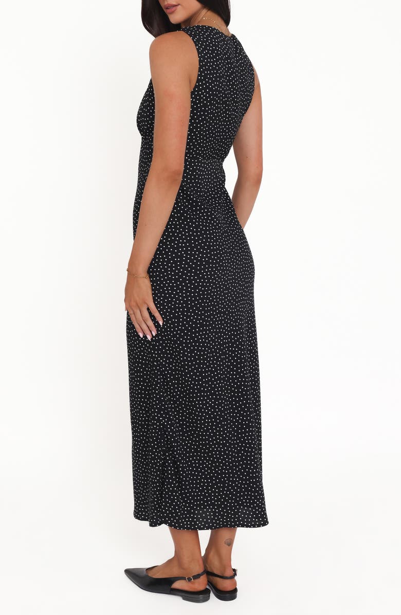 Petal & Pup Mirae Polka Dot Maxi Dress, Alternate, color, Black Polka Dot