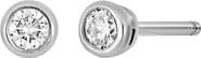 Bony Levy 14K Gold Bezel Diamond Stud Earrings - 0.10 ctw.