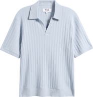 Wax London Siena Textured Cotton Blend Polo