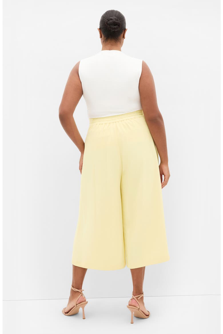 Abbie Crop Wide Leg Pants, Alternate, color, LEMON DROP