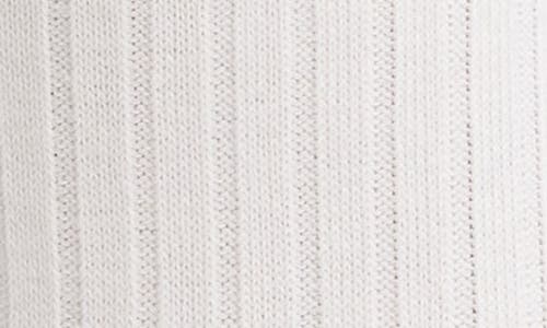 High Heel Jungle Imitation Pearl Flower Socks In White