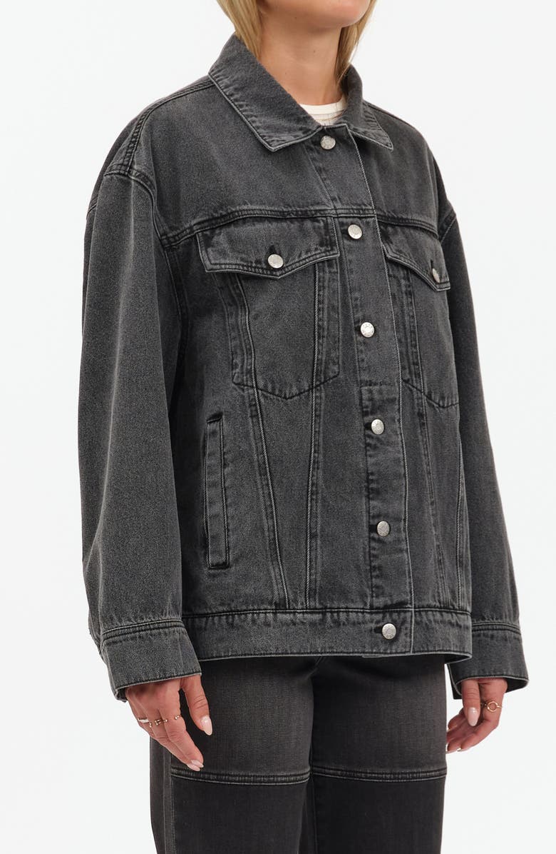 DAZE Beau Denim Trucker Jacket, Alternate, color, Starlit Night