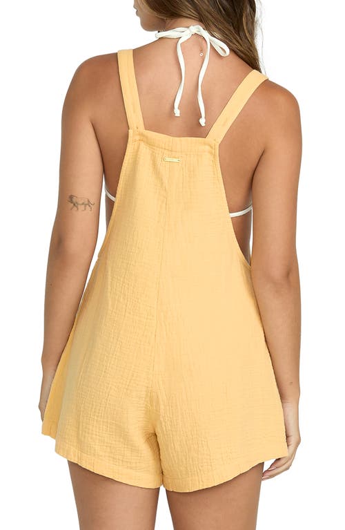 Shop Billabong Beach Crush Cotton Gauze Cover-up Romper
