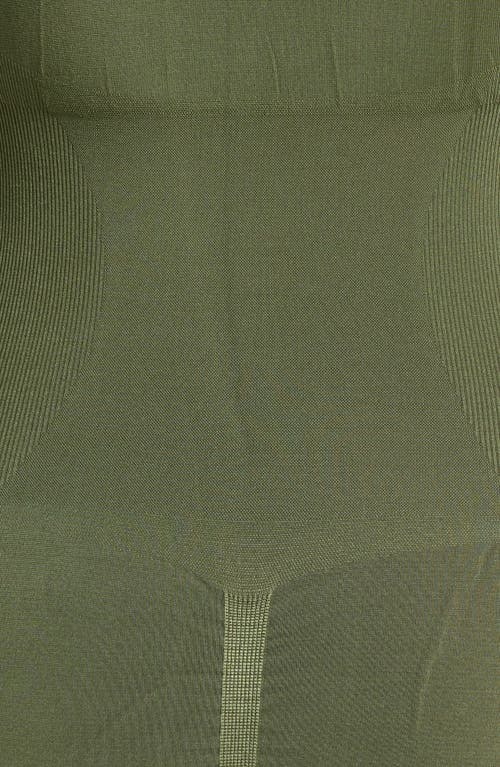 Pinsy Butter Sculpt V-neck Bodysuit In Green