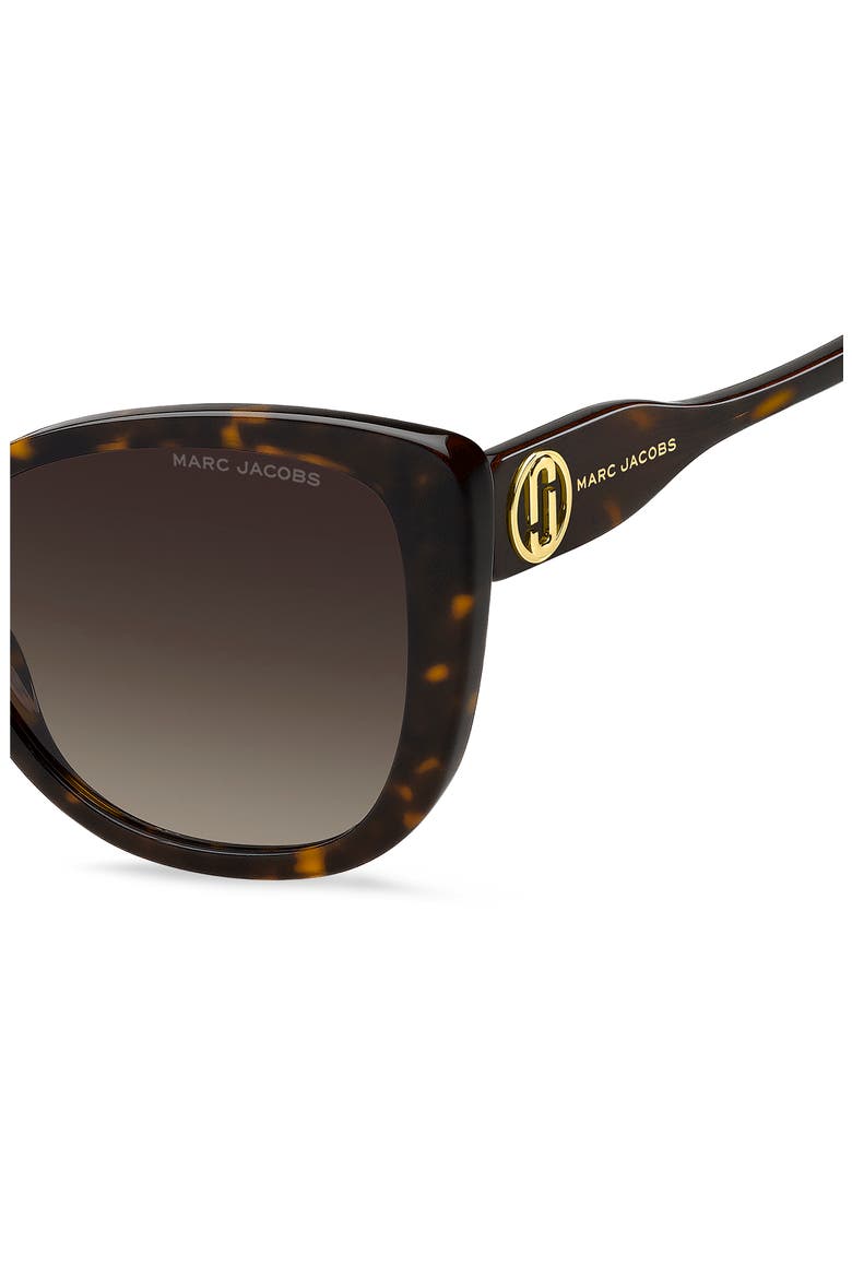 55mm Gradient Cat Eye Sunglasses, Alternate, color, HAVANA/ BROWN