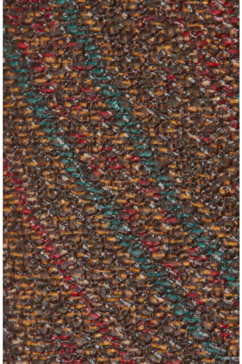 Paisley Textile Skinny Belt, Alternate, color, RED