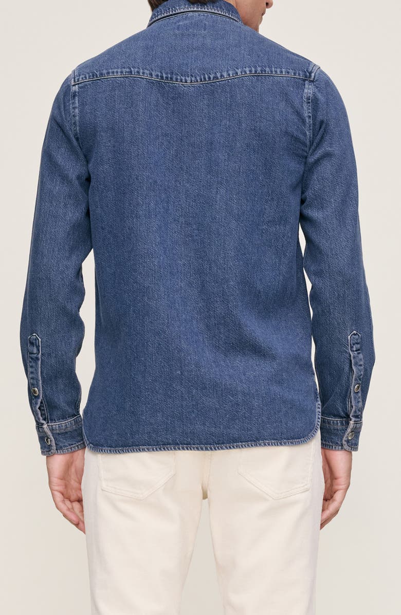 DL1961 Dominick Denim Snap-Up Western Shirt, Alternate, color, Indigo Frontier