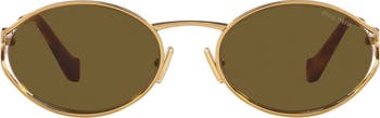 54mm Oval Sunglasses