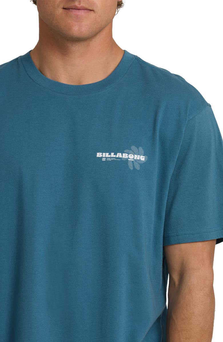 Billabong Single Fin Graphic T-Shirt, Alternate, color, Real Teal