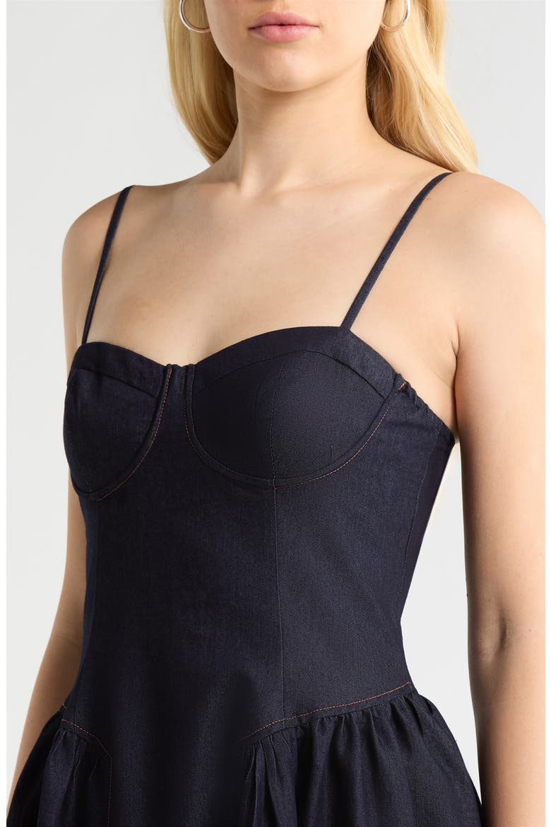 Margaux Denim Dress, Alternate, color, DARK DENIM
