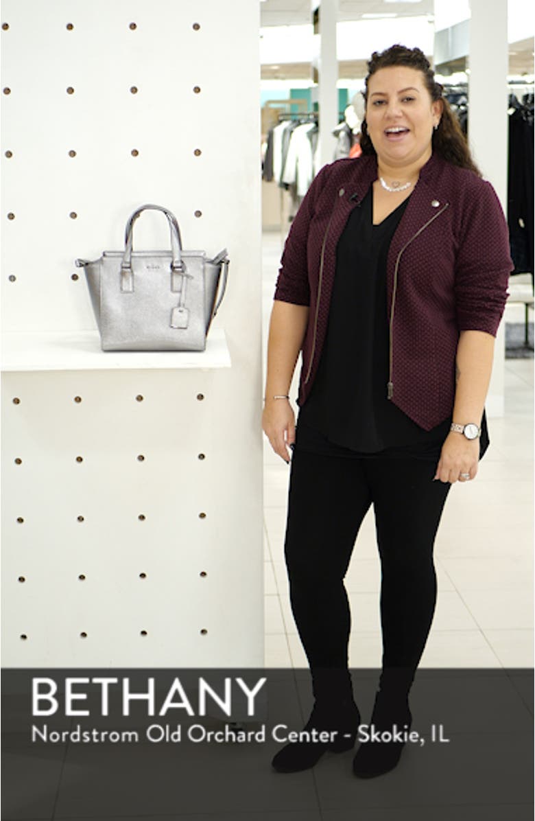 cameron street - small hayden metallic leather satchel, sales video thumbnail