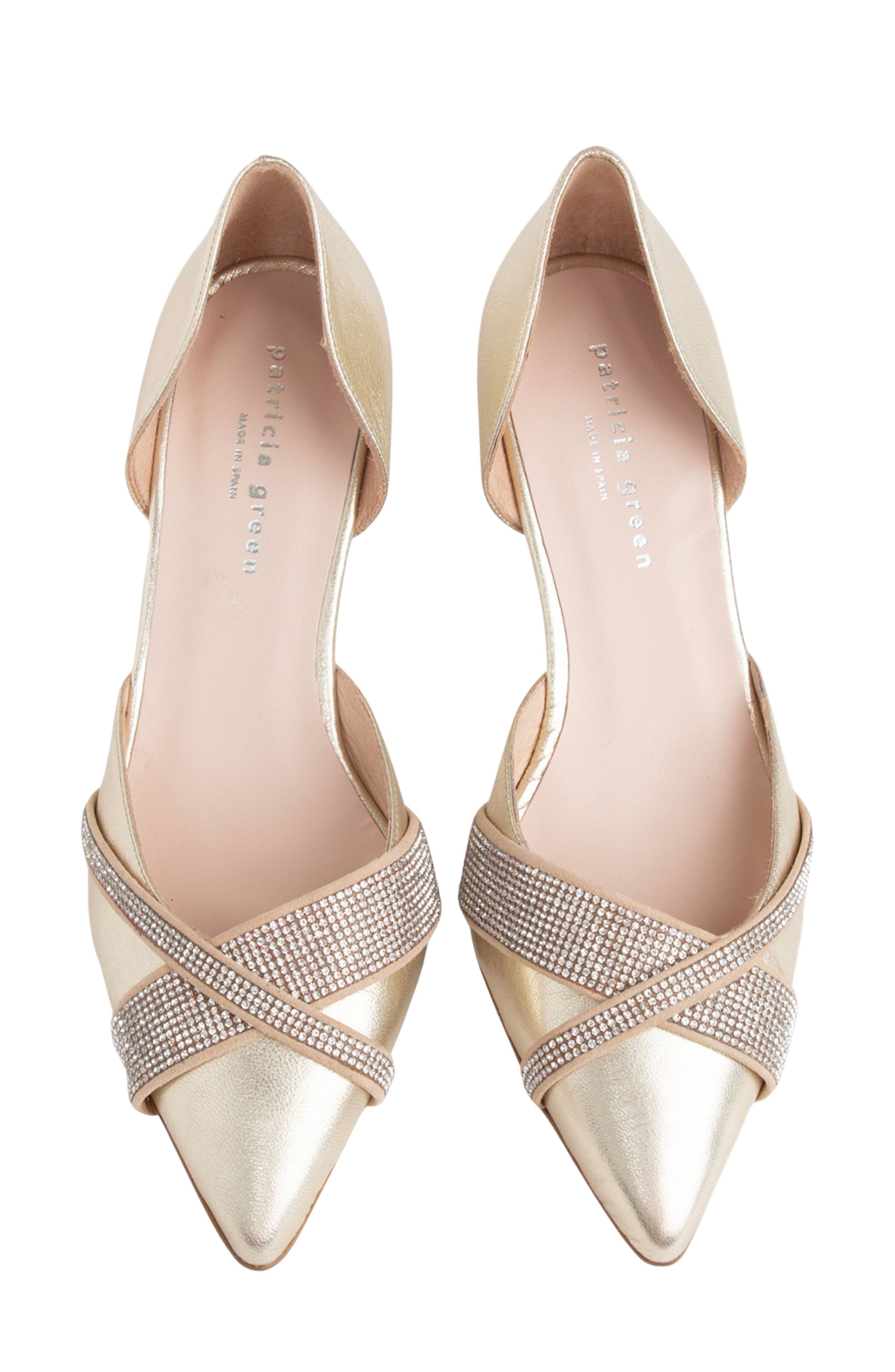 Milan d'Orsay Pump, Alternate, color, GOLD LEATHER