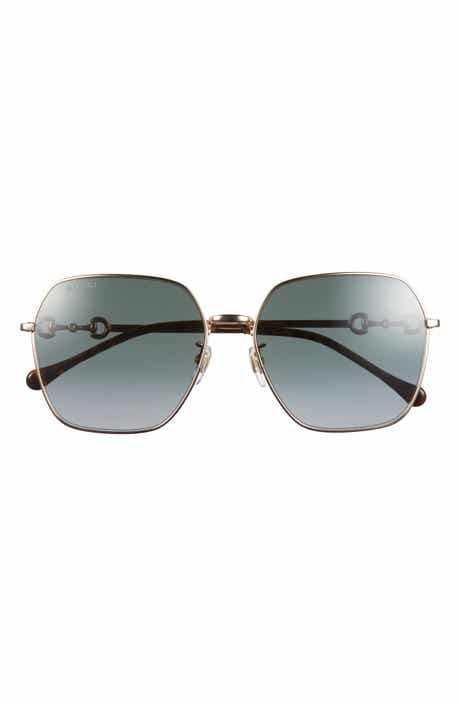Gucci 60mm Square Sunglasses